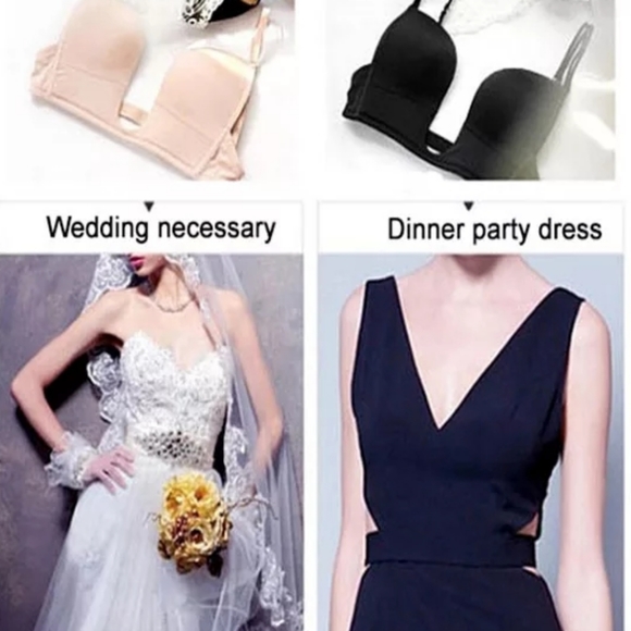 Deep V Bras 34B - Picture 3 of 4